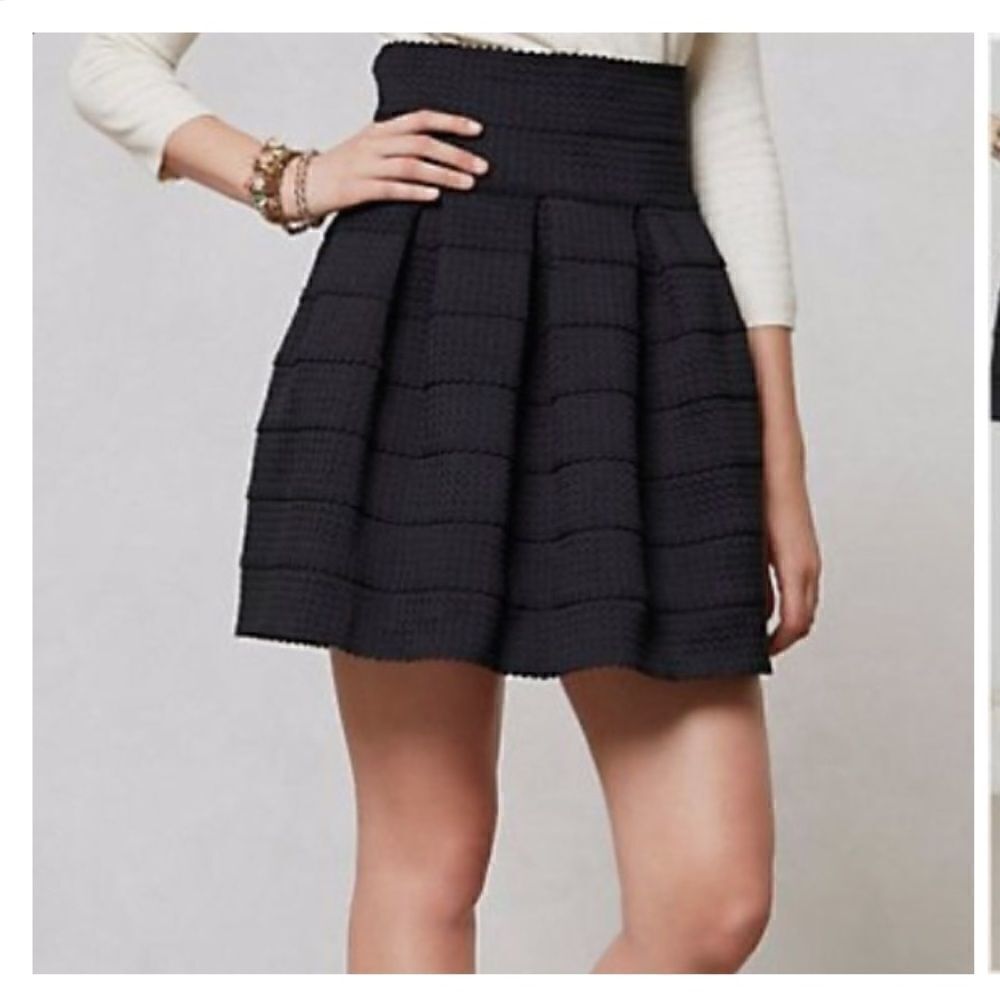 Anthropologie Girls from Savoy Ponte Bell Skirt NWT